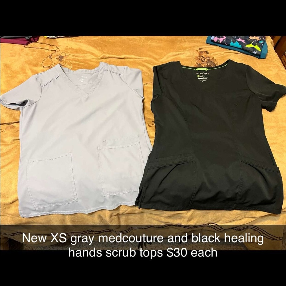 Xsmall nurse CNA tops. New without tags. Medcouture and healing hands.